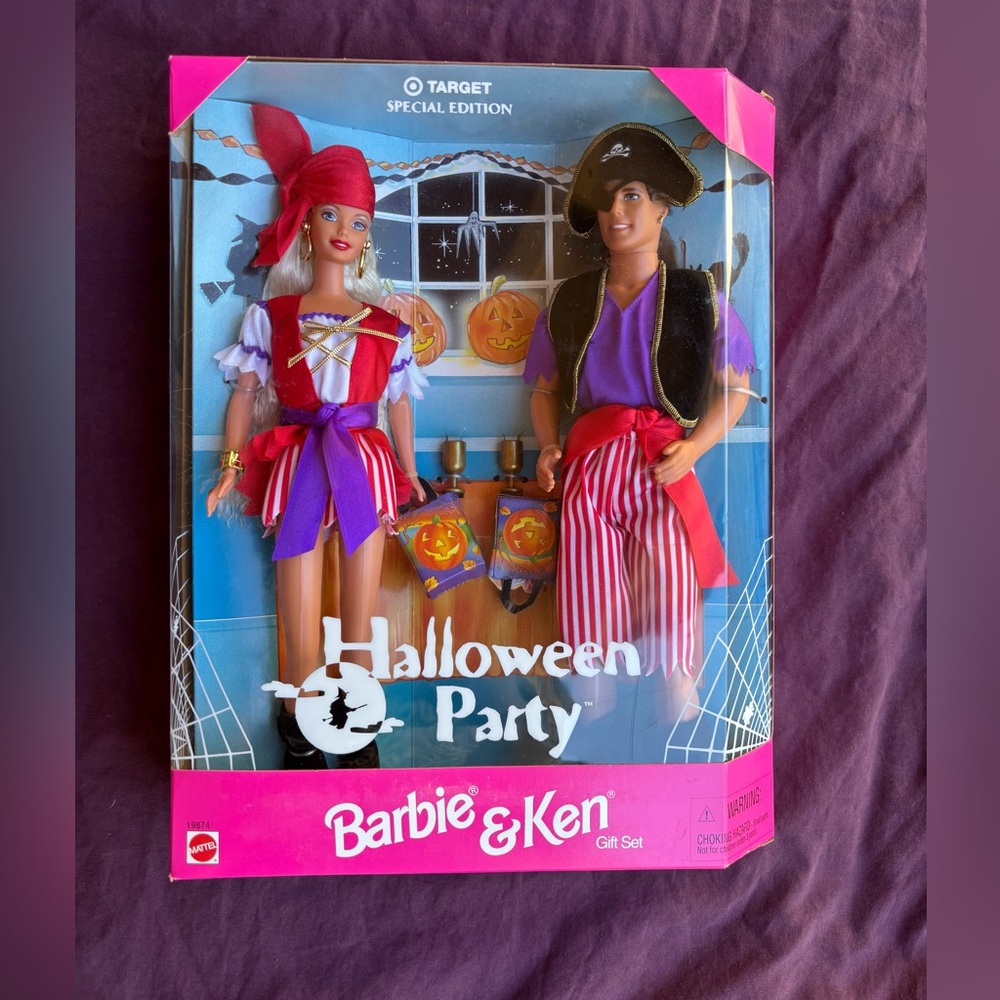 Barbie & Ken Halloween Party Doll Gift Set - 1998 Brand New NRFB
